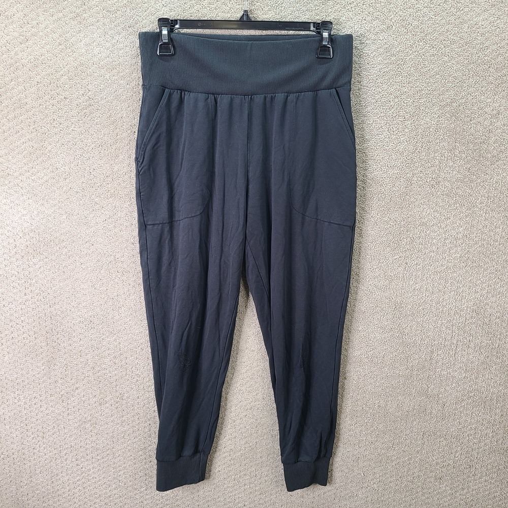 Nike Pants Womens Medium Black Jogger Dri Fit Rayon Blend Activewear Athletic
